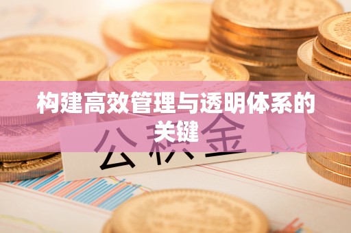 哈密构建高效管理与透明体系的关键