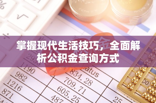 哈密掌握现代生活技巧，全面解析公积金查询方式