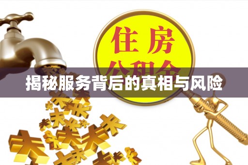 哈密揭秘服务背后的真相与风险
