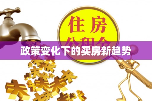 哈密政策变化下的买房新趋势