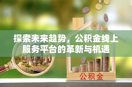 哈密探索未来趋势，公积金线上服务平台的革新与机遇