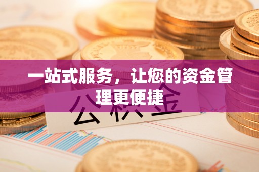 哈密一站式服务，让您的资金管理更便捷