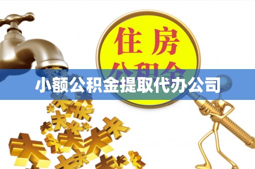 哈密小额公积金提取代办公司